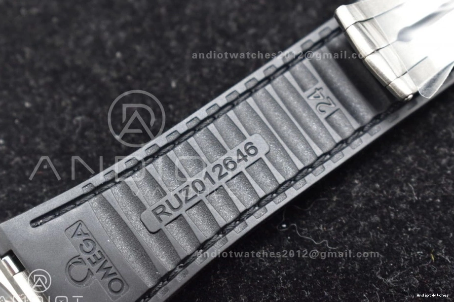 418 Gummy Dial Sophisticated Super Edition Strap A8900 Gray SS 1:1 Black Best on Constellation SBF Clone 0409